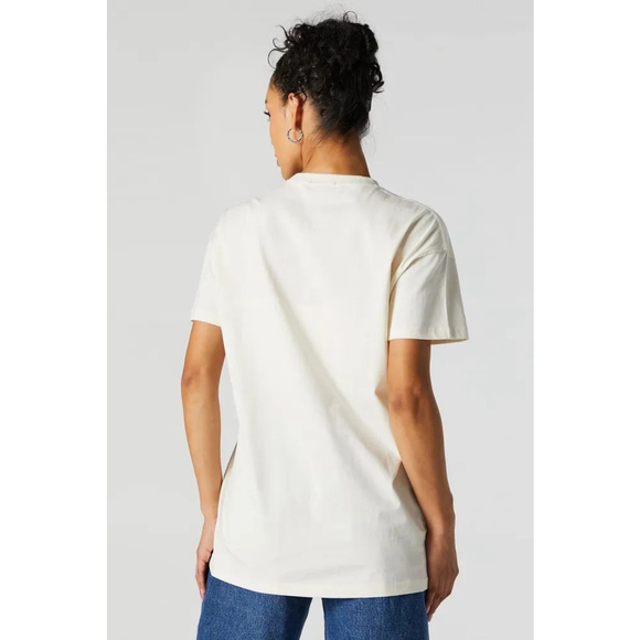 ♦️SOLD♦️ - Forever 21 - Mont-Blanc France Boyfriend T-Shirt - NWOT - Picture 5 of 8